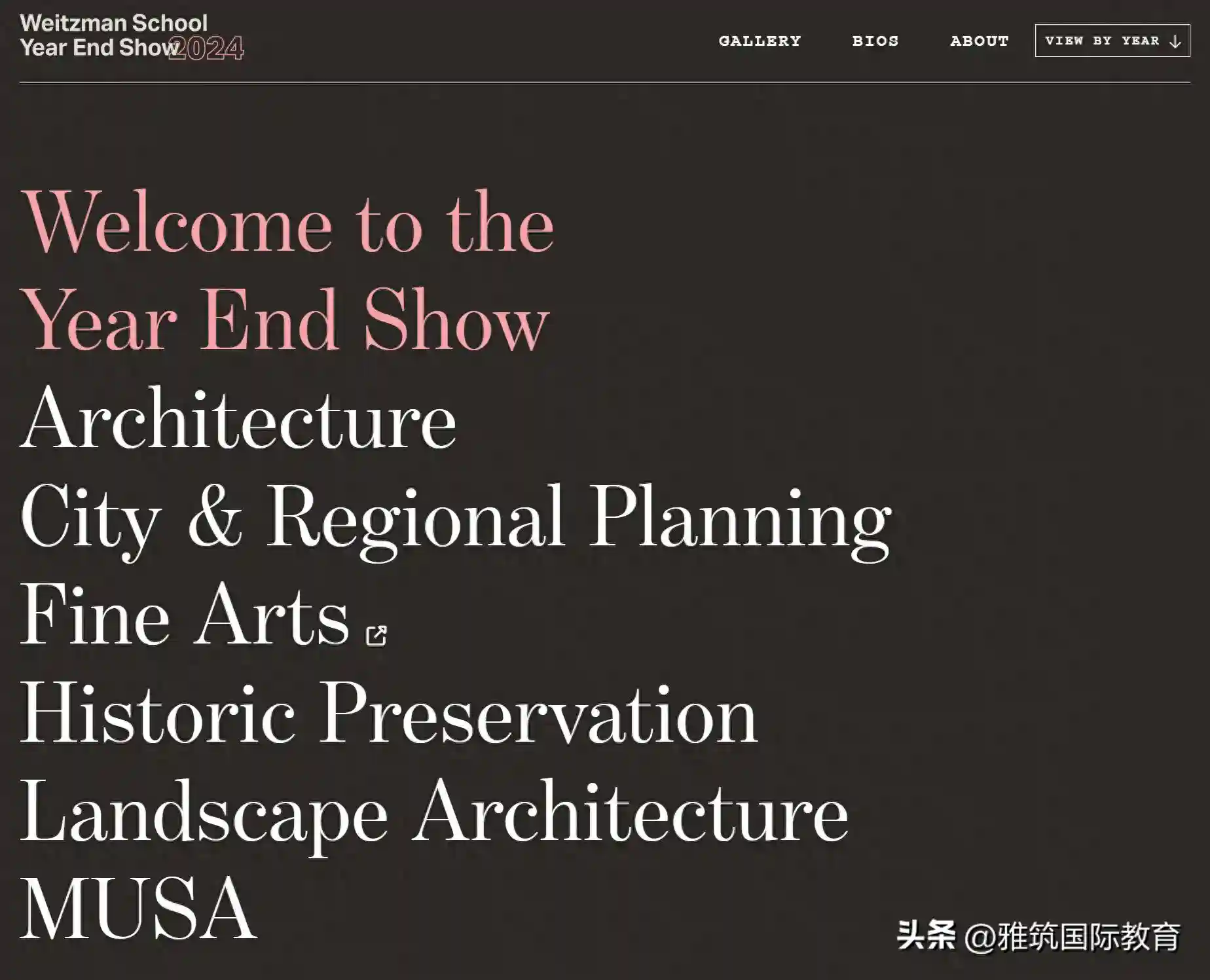 宾大Weitzman设计学院2025年建筑设计专业研究生毕业展作品分享